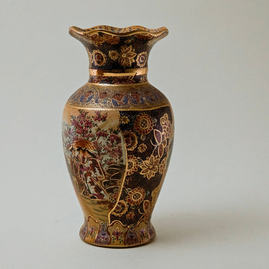 Antique Japanese Satsuma Vase