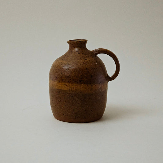 Brown Speckled Ceramic Vase