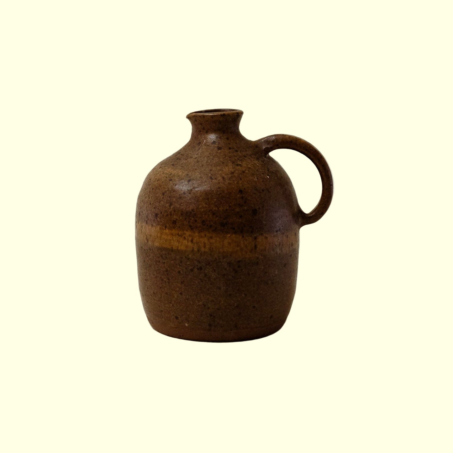 Brown Speckled Ceramic Vase