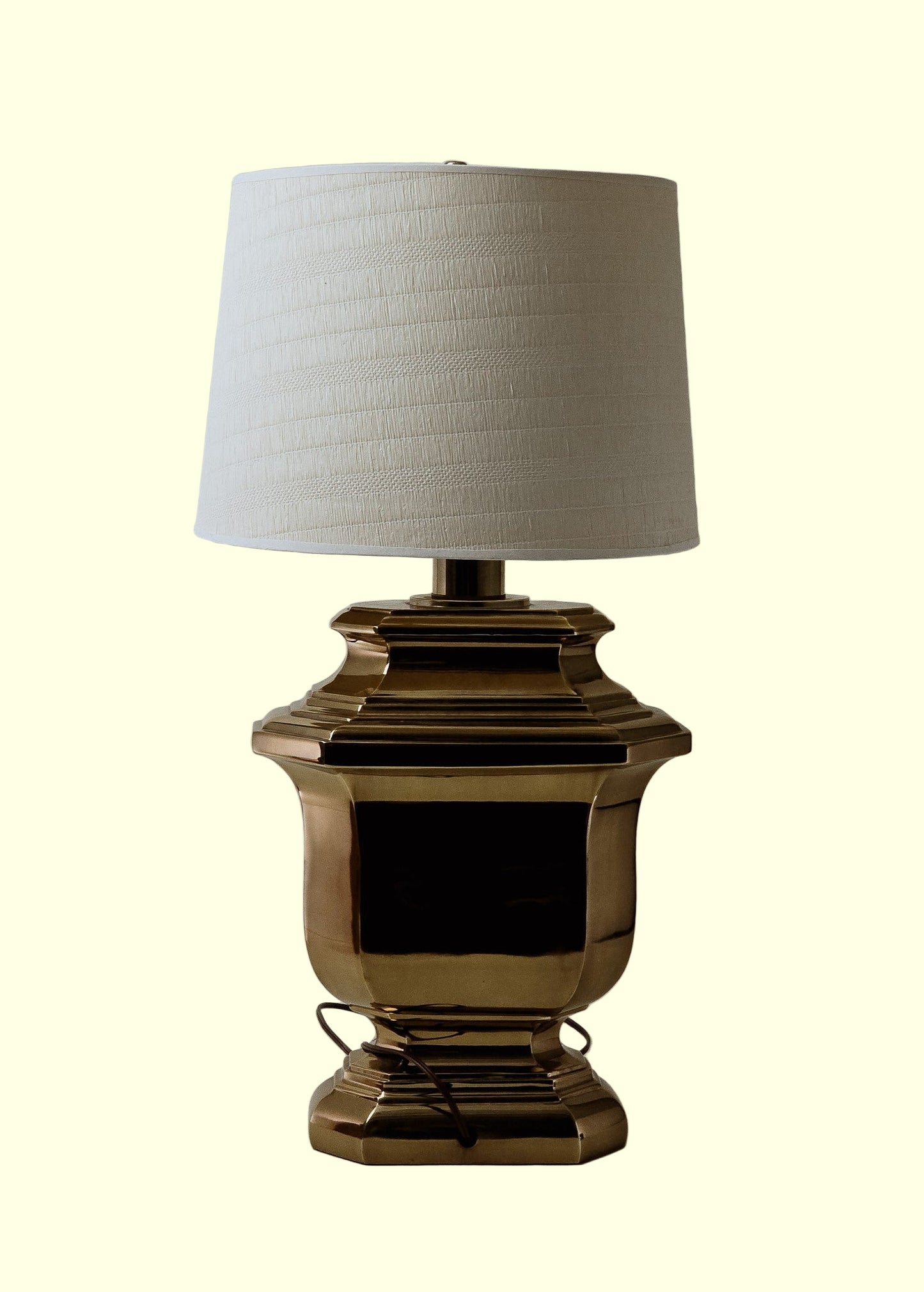 Italian Solid Brass Table Lamp