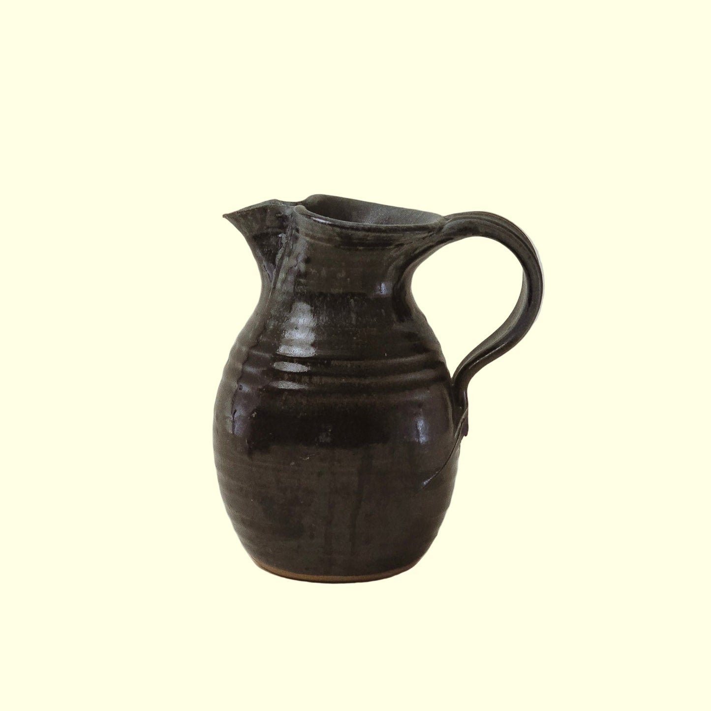 Navy Blue Ceramic Jug