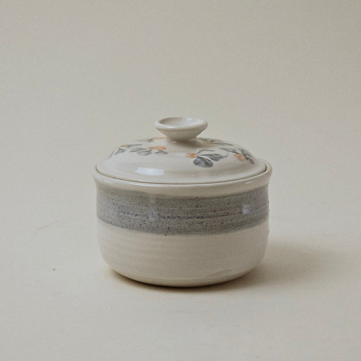Studio Ceramic Sugar Bowl with Lid
