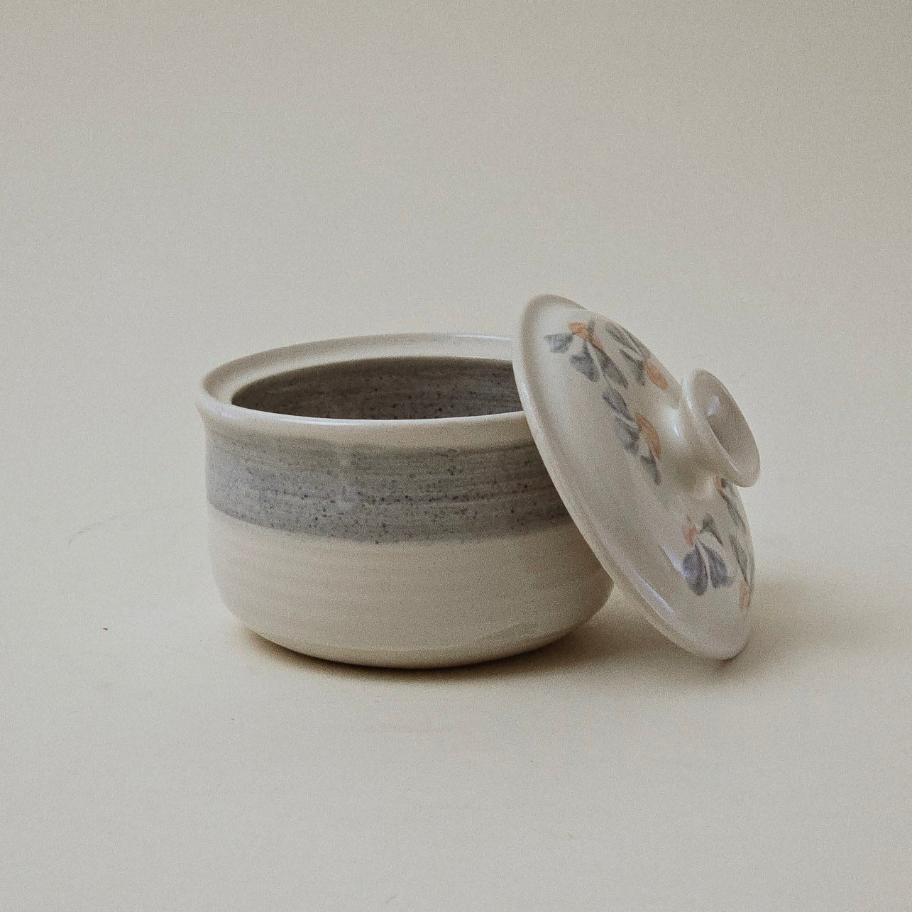 Studio Ceramic Sugar Bowl with Lid