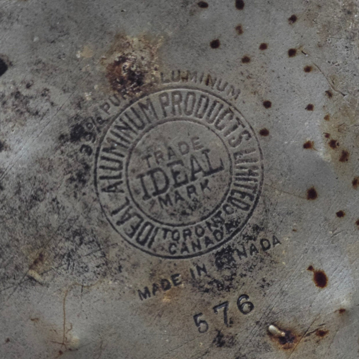 Antique Aluminum Kettle