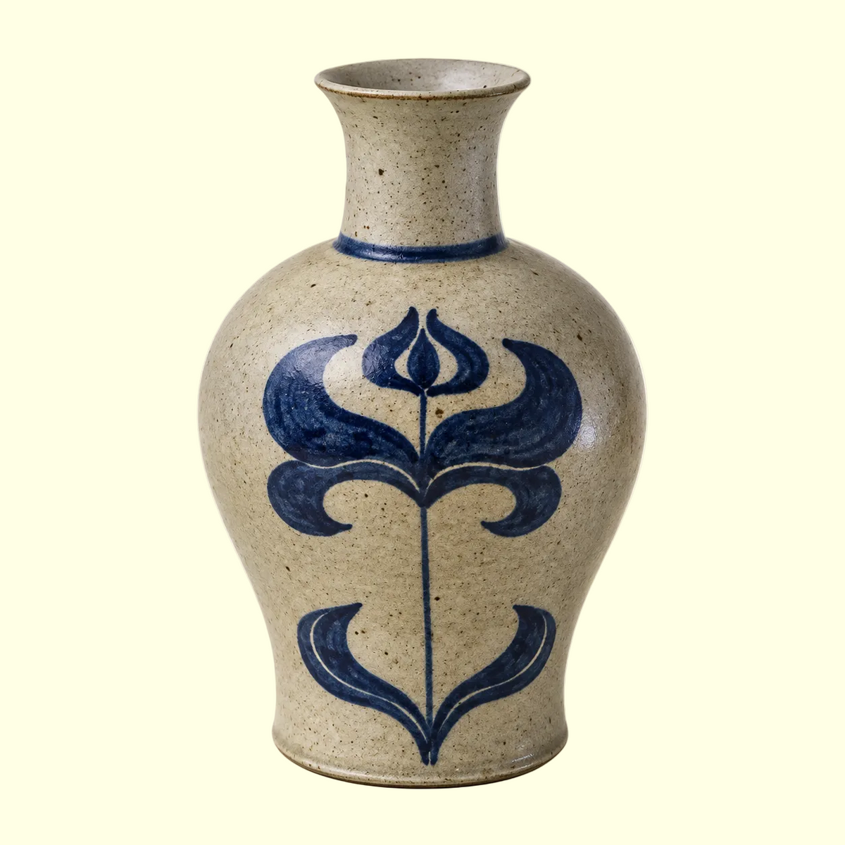 1960's Earthenware Vase by Christiane Birs