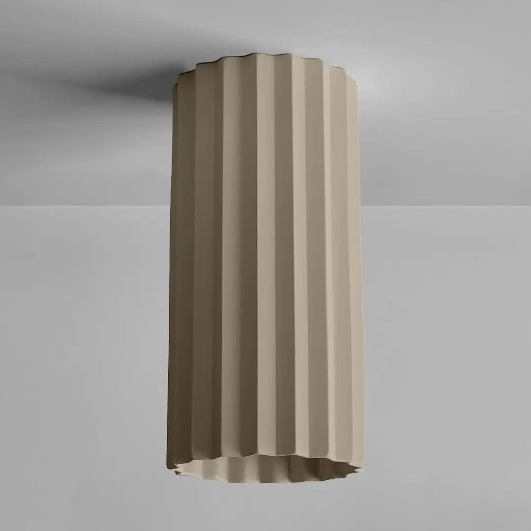 Syracuse Ceramic Ceiling Light in Dune