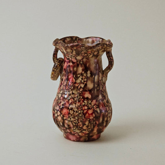 Vintage Glazed ware Ceramic Vase