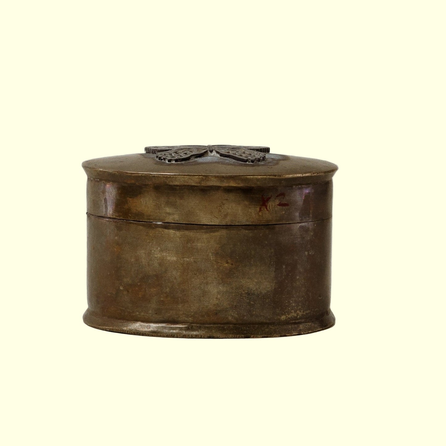 Vintage Brass Trinket Box