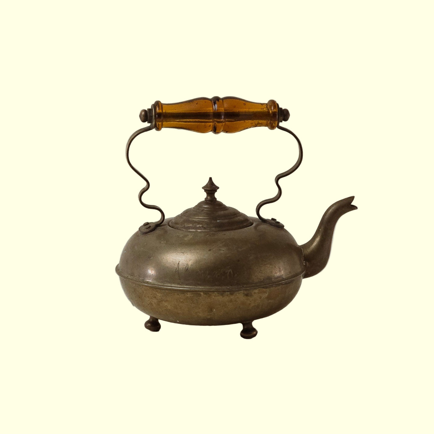 Victorian Brass Kettle