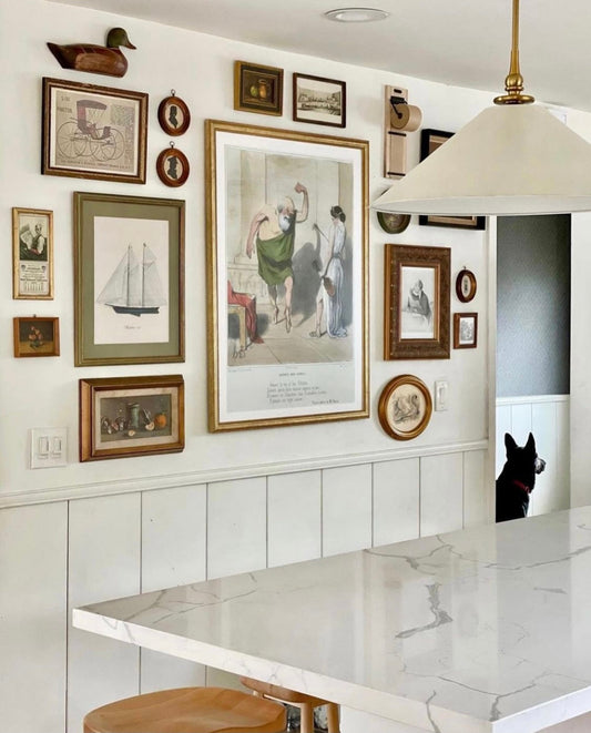 How to Style a Gallery Wall with Mixed Frames