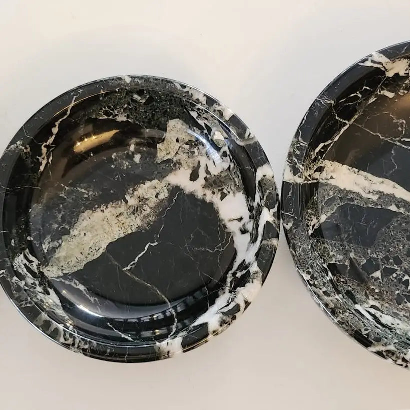 Set of Three Marble Nesting Bowls