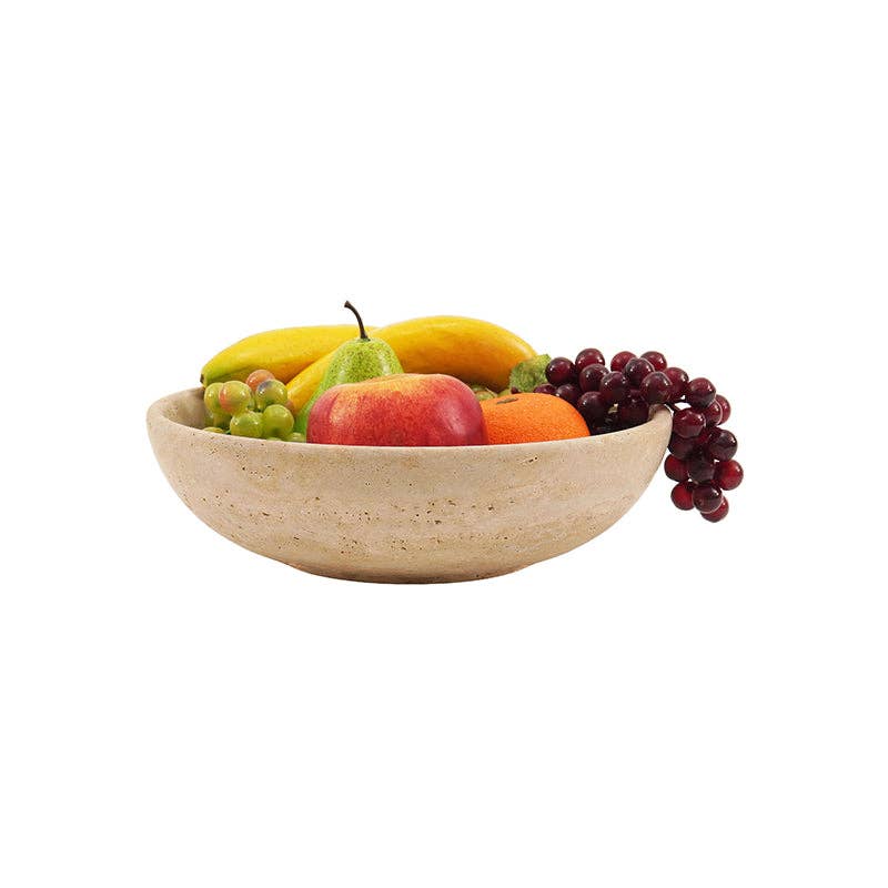 Fruit Bowl (6”/8”/10”): Travertine / 10”