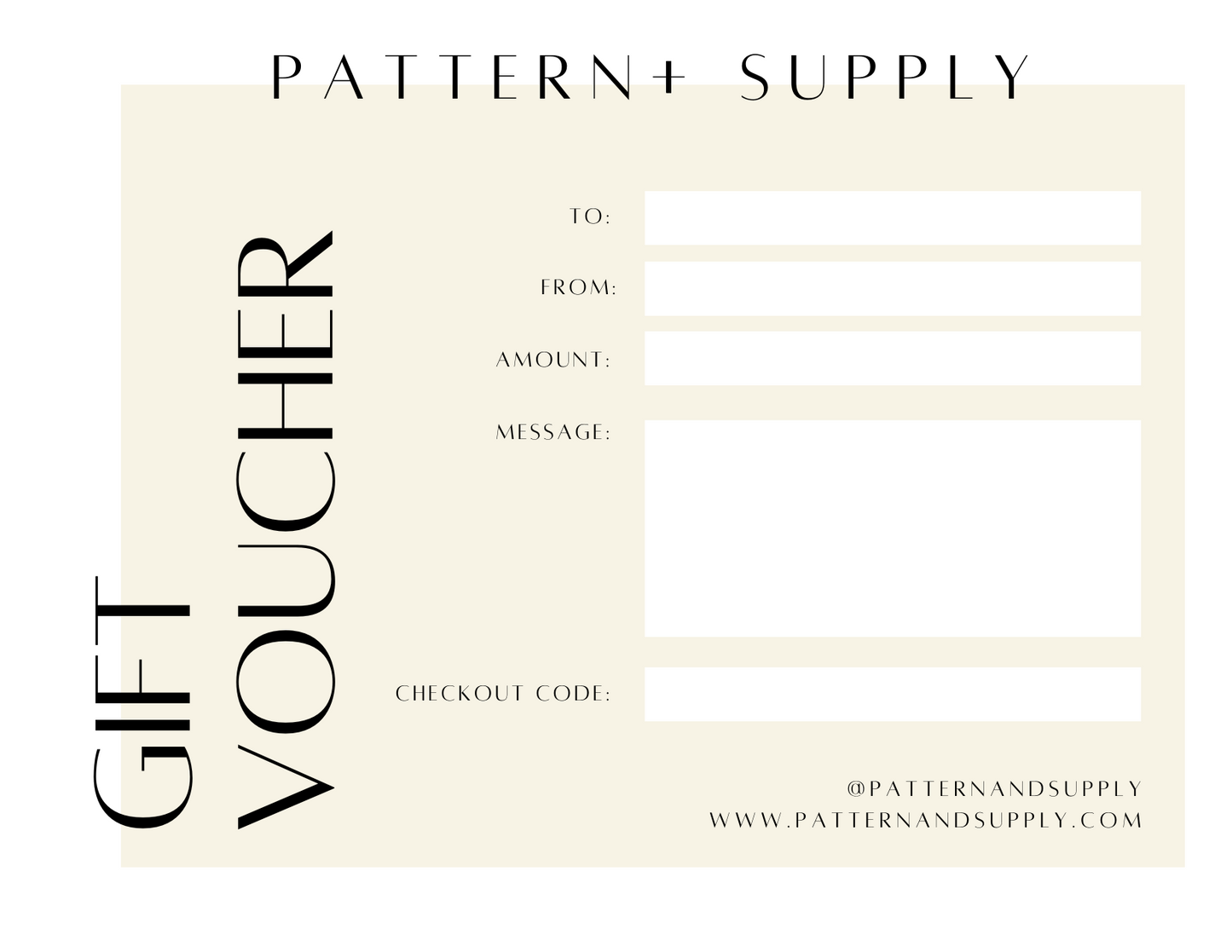 Digital Gift Card