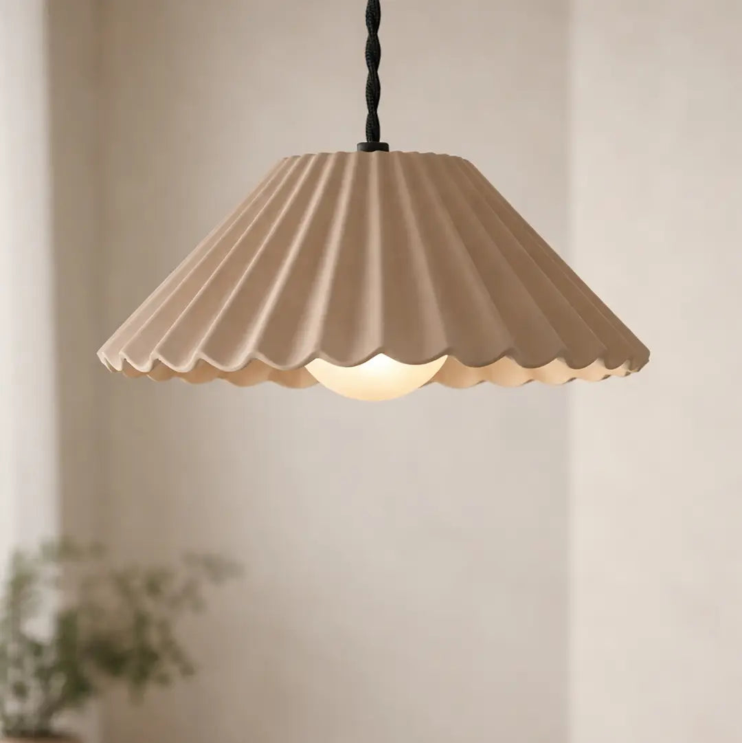 Picco Ceramic Pendant Light in Dune
