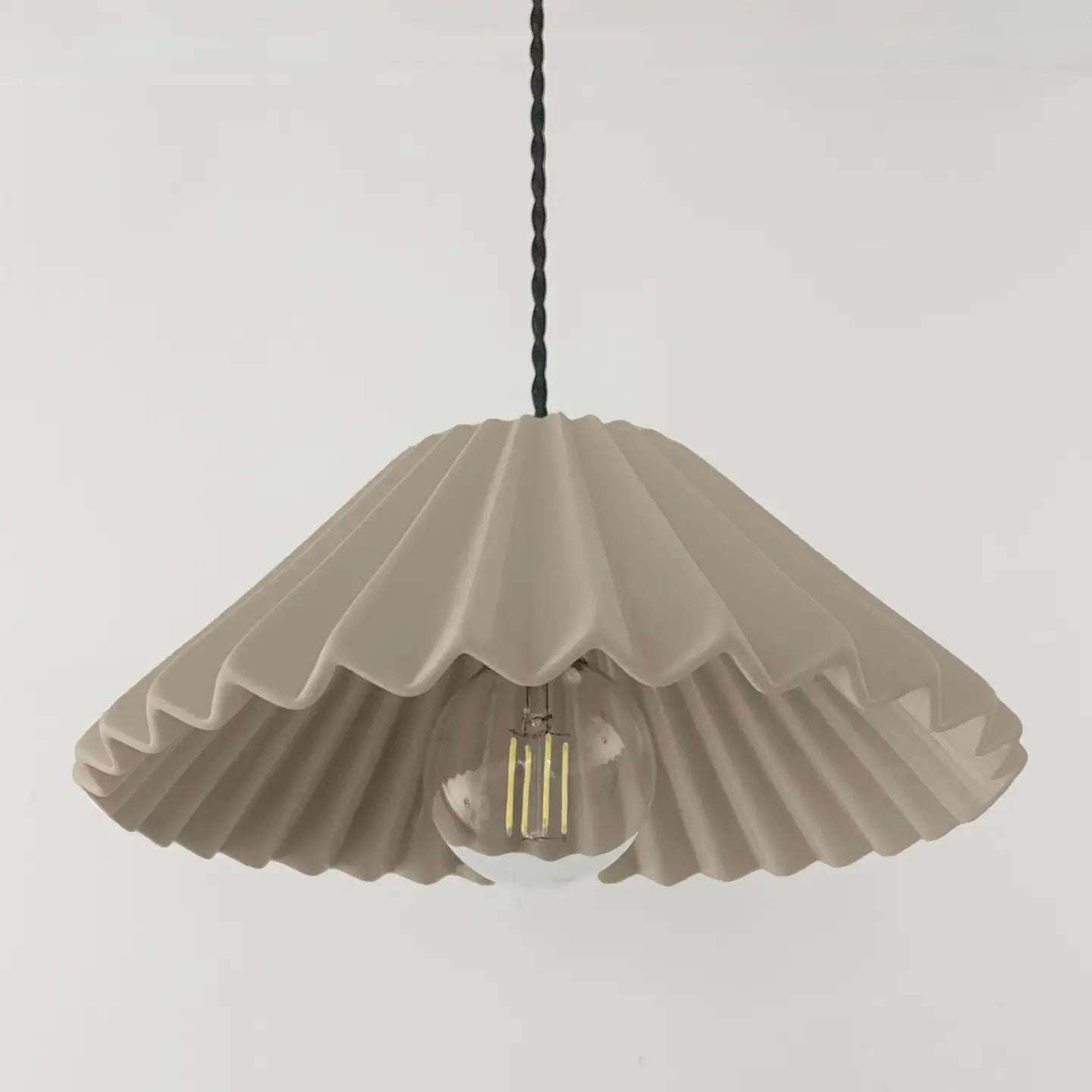 Picco Ceramic Pendant Light in Dune