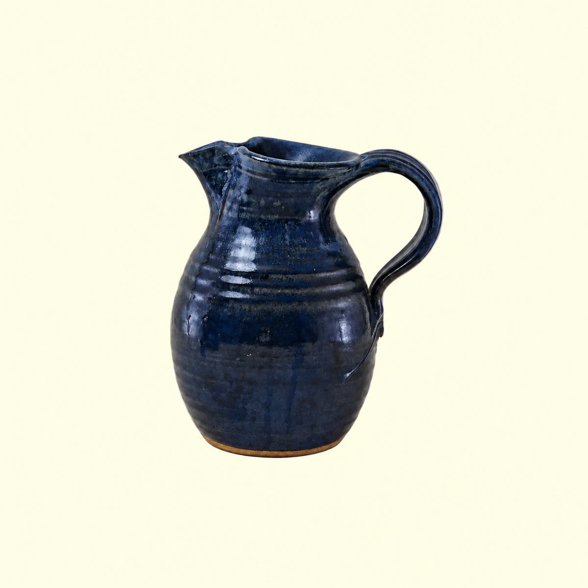 Navy Blue Ceramic Jug