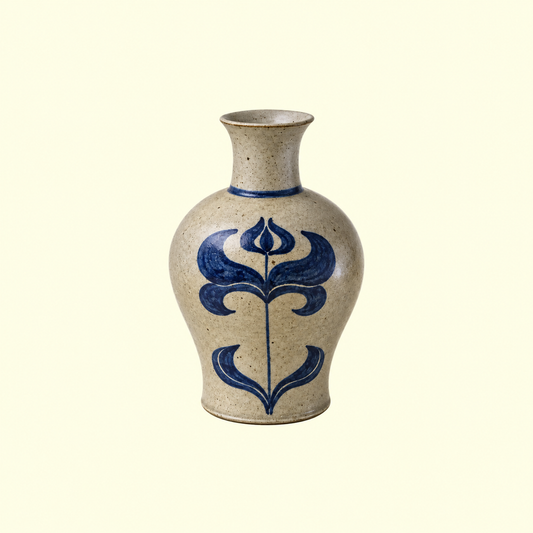 1960's Earthenware Vase by Christiane Birs