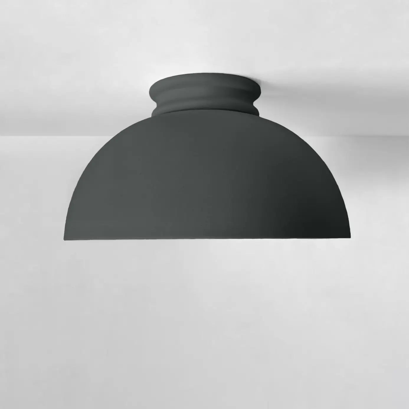 Pompeii Ceramic Ceiling Light in Black