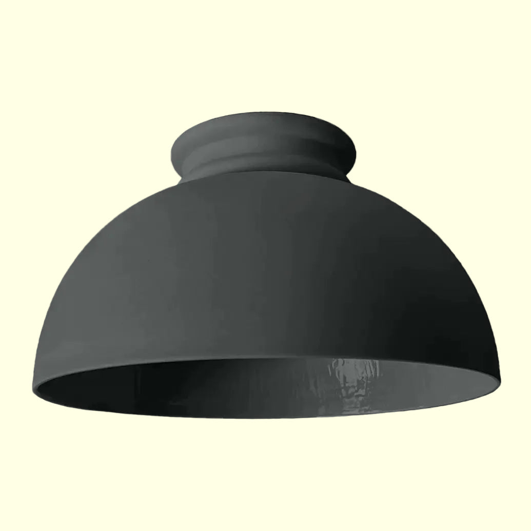 Pompeii Ceramic Ceiling Light in Black