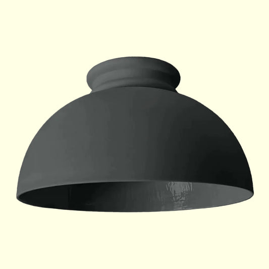 Pompeii Ceramic Ceiling Light in Black