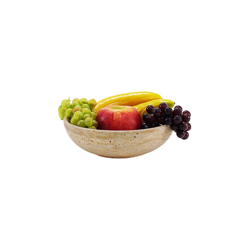 Fruit Bowl (6”/8”/10”): Travertine / 10”