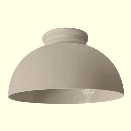 Neutral flushmount ceiling light fixture