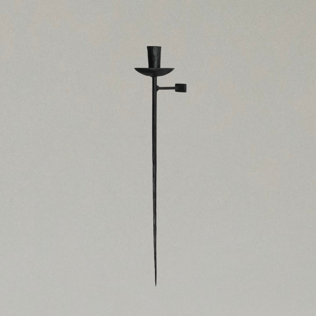 Forged Iron Taper Sconce