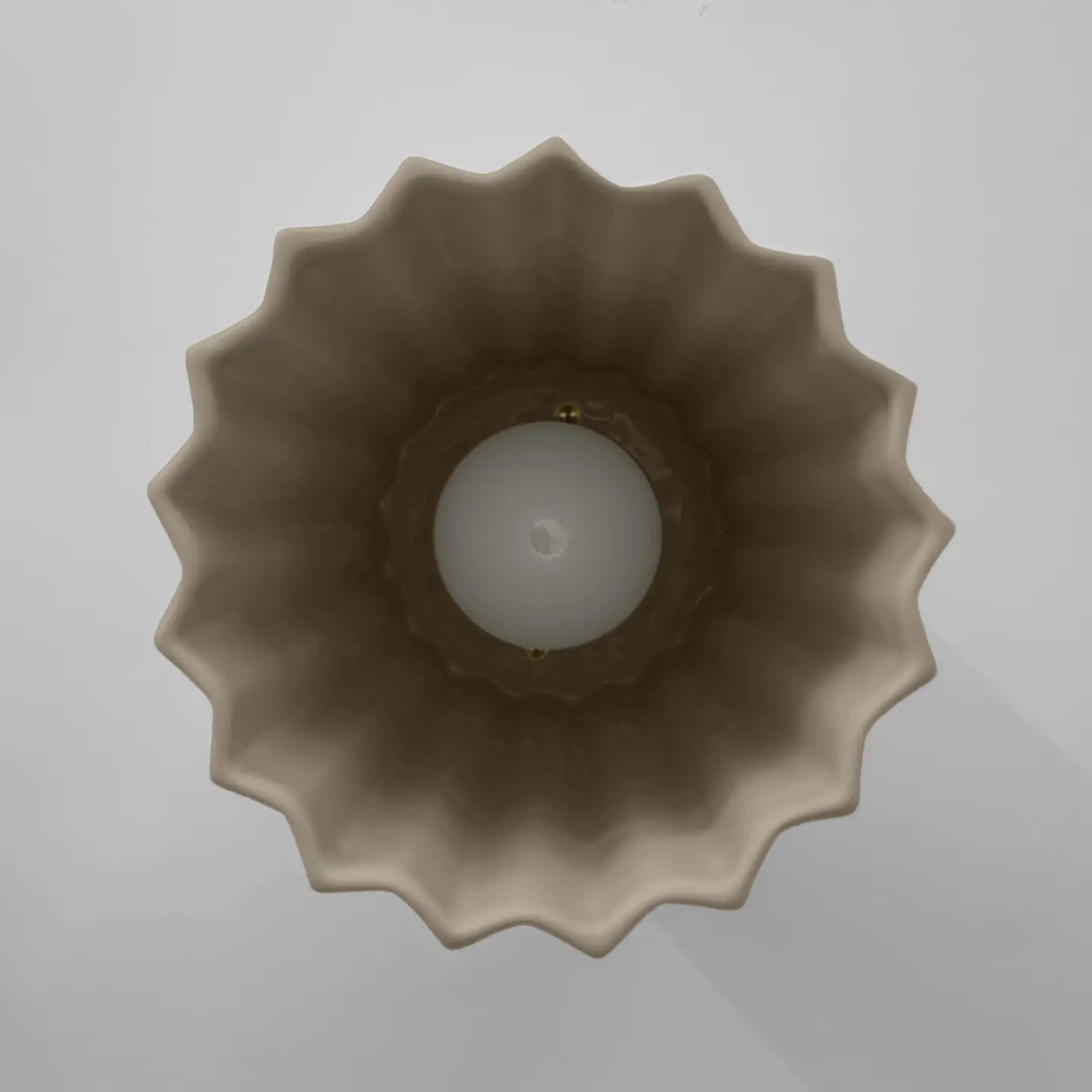 Syracuse Ceramic Ceiling Light in Dune