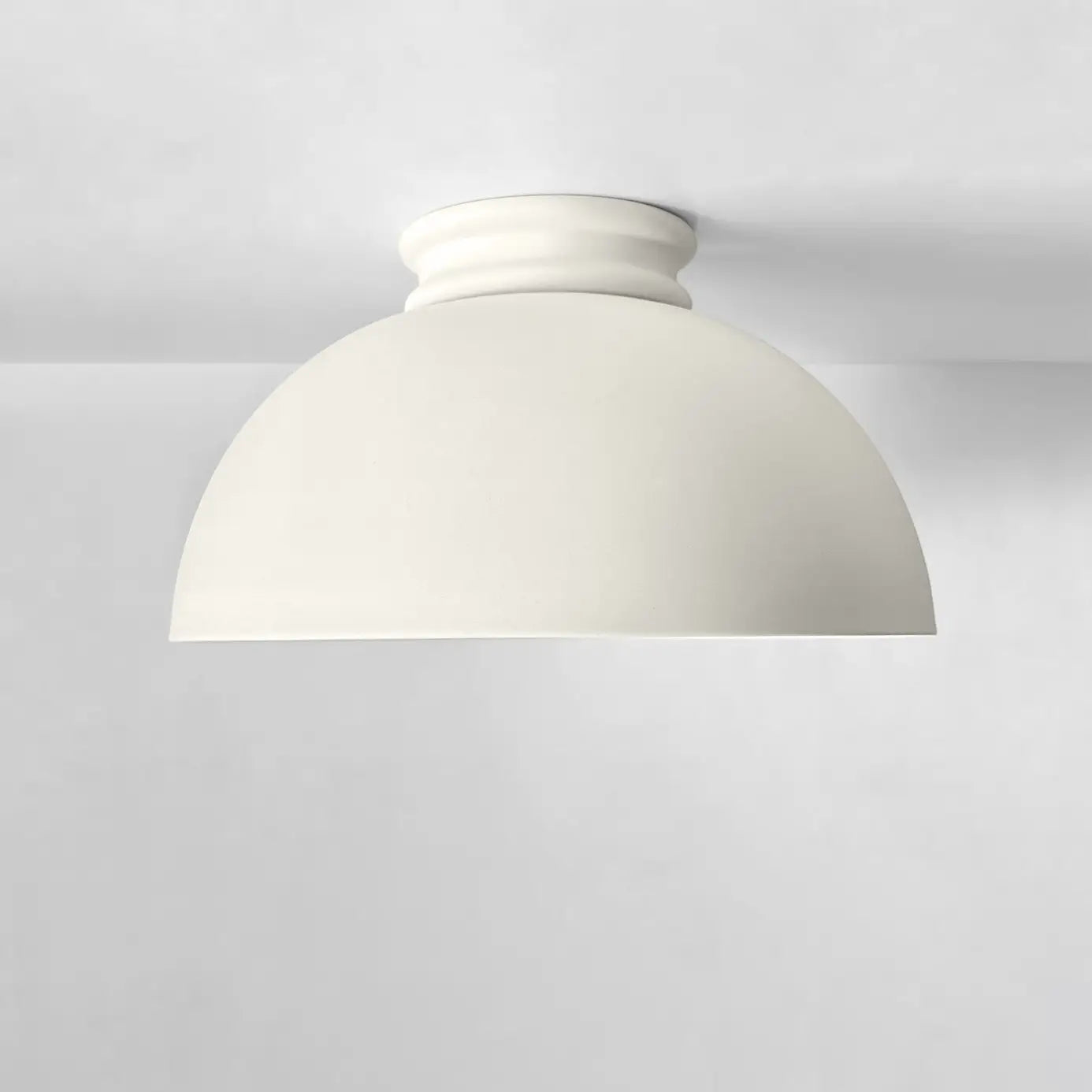 Pompeii Ceramic Ceiling Light in Bone