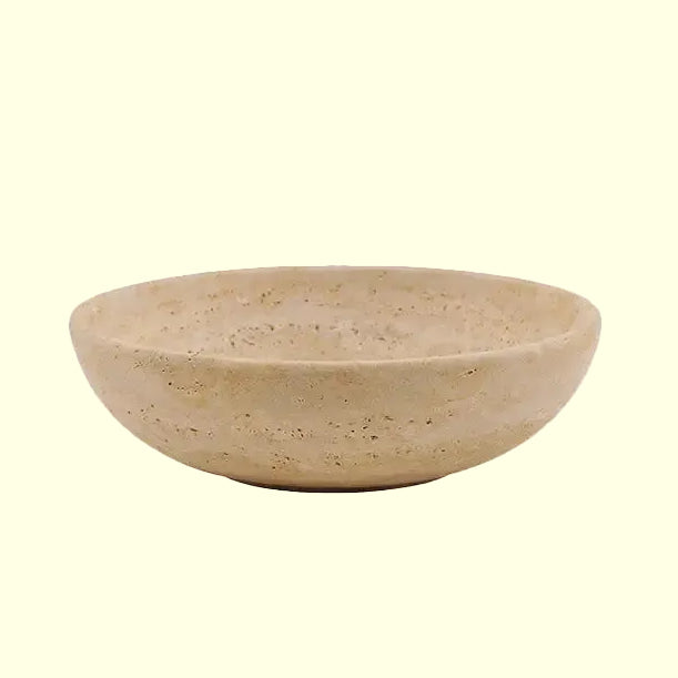 Beige onyx marble bowl