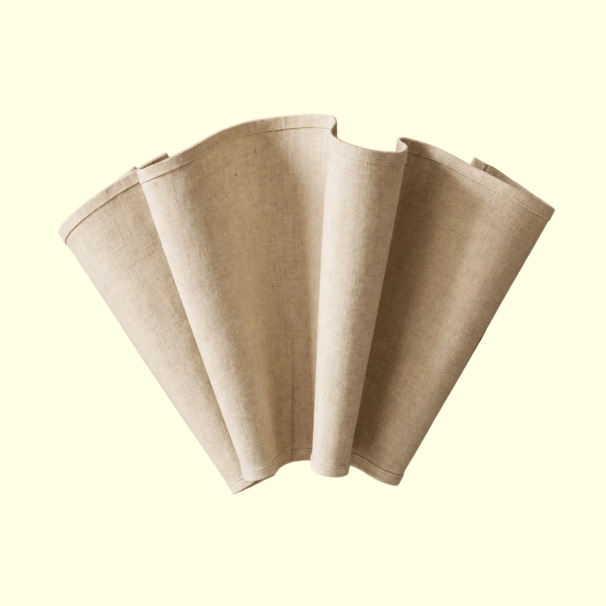 Sculptural Folded Fabric Wall Sconce